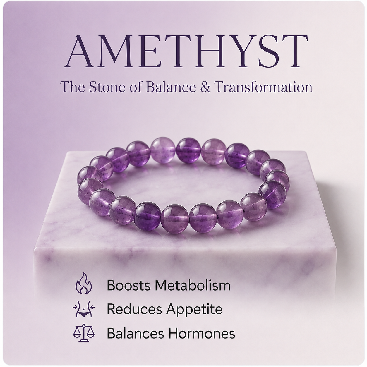 Amethyst Slimming Bracelet